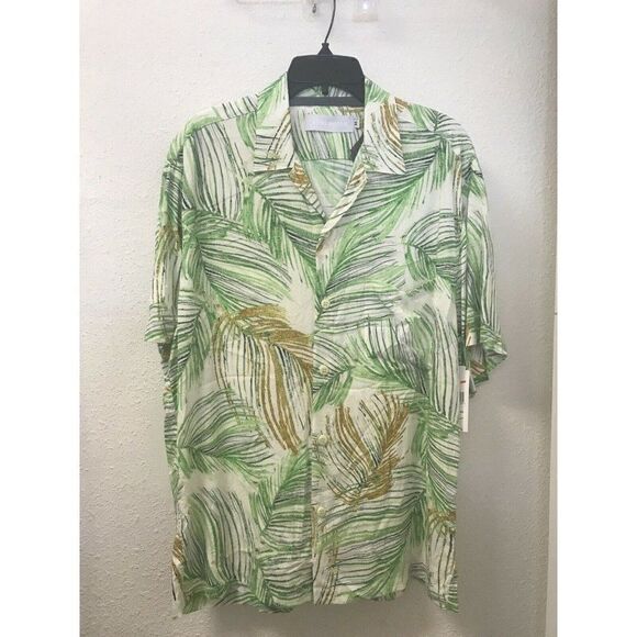 Jams World Men Astoria Print Hawaiian Shirt M NEW - Picture 2 of 9